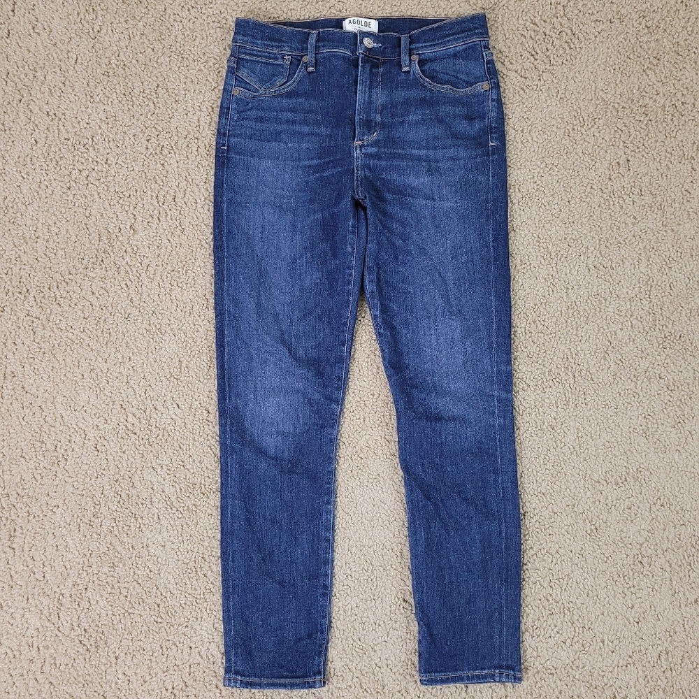 AGOLDE Sophie High Rise Skinny Crop Jeans